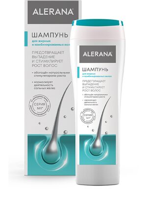 Алерана шампунь для жирных и комбинированных волос, 250 мл