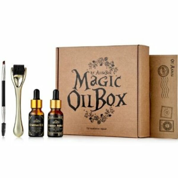 Купить Комплекс для восстановления роста волос, бровей и ресниц "Magic Oil Box фото 