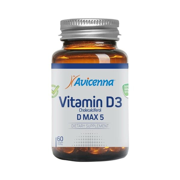 Купить Витамин Д D3MAX 5, Авиценна, 60 капсул фото 