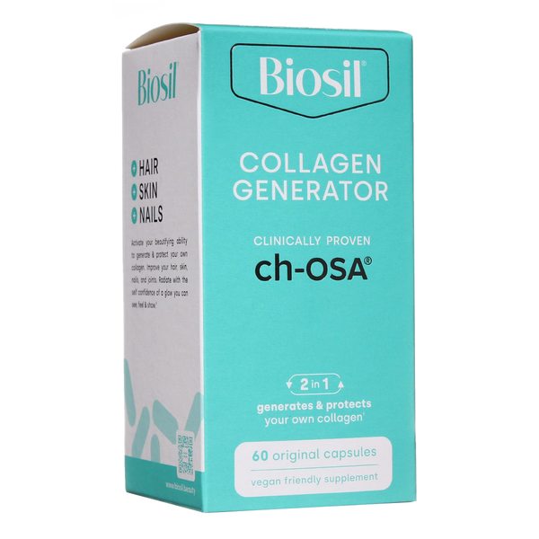 Купить BioSil Натуральный генератор собственного коллагена с кремнием для молодости и здоровья, 60 капсул фото 3