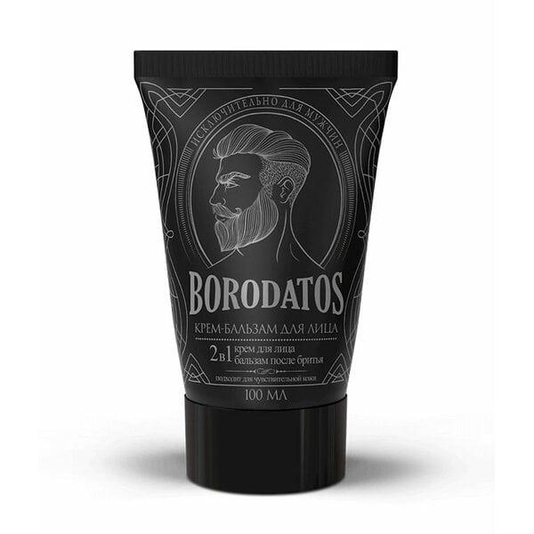 Borodatos Крем-бальзам для лица 2в1 "Borodatos", 100 мл