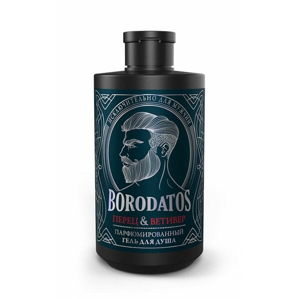 Купить Borodatos Парфюмированный гель для душа "Перец, ветивер" 400 мл фото 