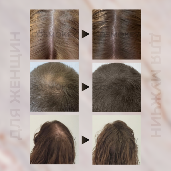 Купить Cosmokey / Космокей Пудра-тени для волос и бровей, коричневая (brown), 4 г фото 2