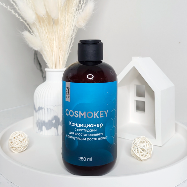 Купить Cosmokey / Космокей Кондиционер с пептидами для восстановления и стимуляции роста волос, 250 мл фото 9