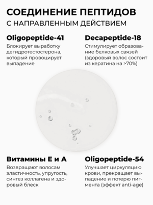 Cosmokey / Космокей Пептидный лосьон - активатор роста волос Peptide Pro Line, 50 мл 5 Купить Cosmokey / Космокей Пептидный лосьон - активатор роста волос Peptide Pro Line, 50 мл фото 5