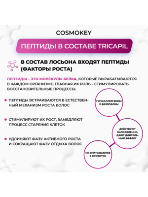 Cosmokey Tricapil 5% SOFT+ Лосьон - активатор роста волос для чувствительной кожи головы, 50 мл + мезороллер 4 Купить Cosmokey Tricapil 5% SOFT+ Лосьон - активатор роста волос для чувствительной кожи головы, 50 мл + мезороллер фото 4