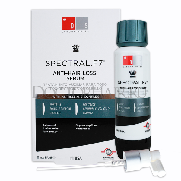 DS Laboratories Spectral F7 лосьон для улучшения роста волос, Спектрал Ф7 средство от выпадения волос, 60 мл