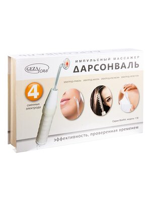 Дарсонваль для лица, тела и волос с 4мя насадками Biolift4 118 (BT 118), Gezatone