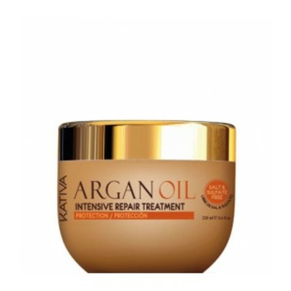 Интенсивно восстанавливающий увлажняющий уход-маска с маслом Арганы для волос ARGAN OIL, Kativa, 250 мл