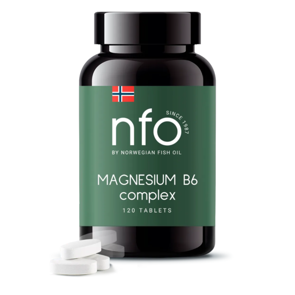 NFO Комплекс магния + витамин В6, 120 шт