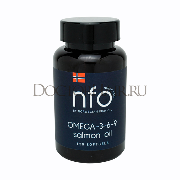 Омега-3 масло лосося Norwegian Fish Oill NFO, витамины Омега-3 рыбий жир масло лосося Норвегиан Фиш Ойл, 120 капс