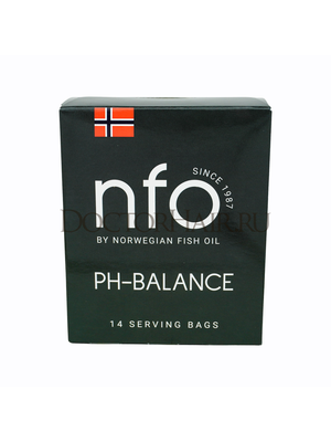 Витамины Norwegian Fish Oil NFO pH-баланс, Норвегиан Фиш Ойл, 14 пакетиков по 10 г