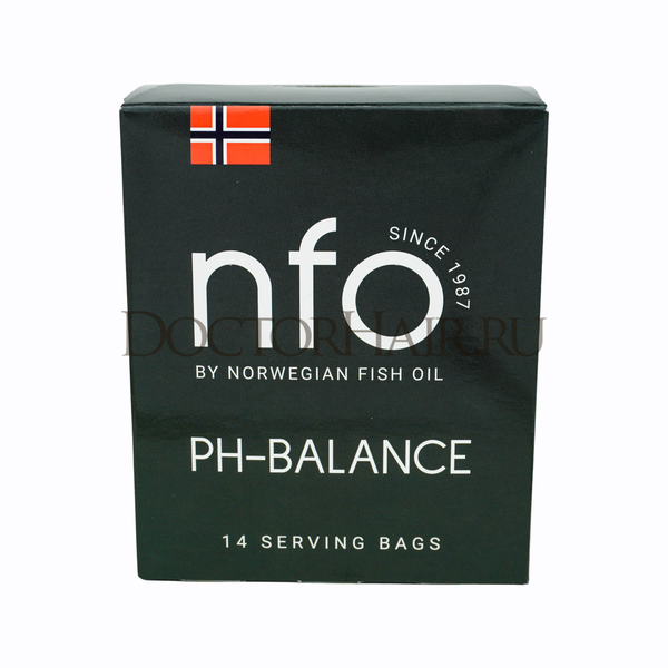 Витамины Norwegian Fish Oil NFO pH-баланс, Норвегиан Фиш Ойл, 14 пакетиков по 10 г