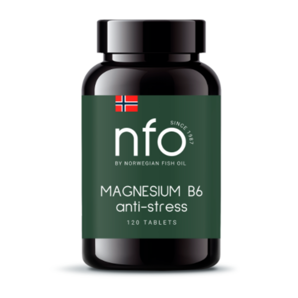Купить NFO Комплекс магния + витамин В6, 120 шт фото 