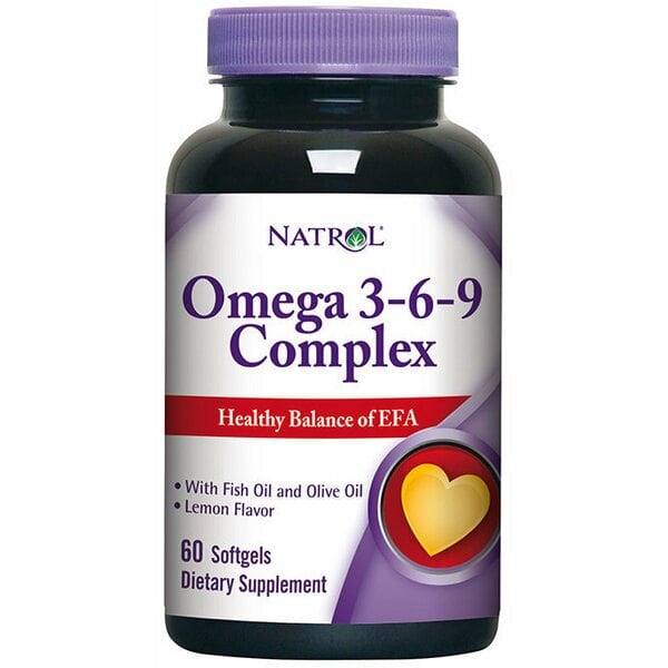 Купить Natrol Omega 3-6-9 Complex 60 капсул фото 