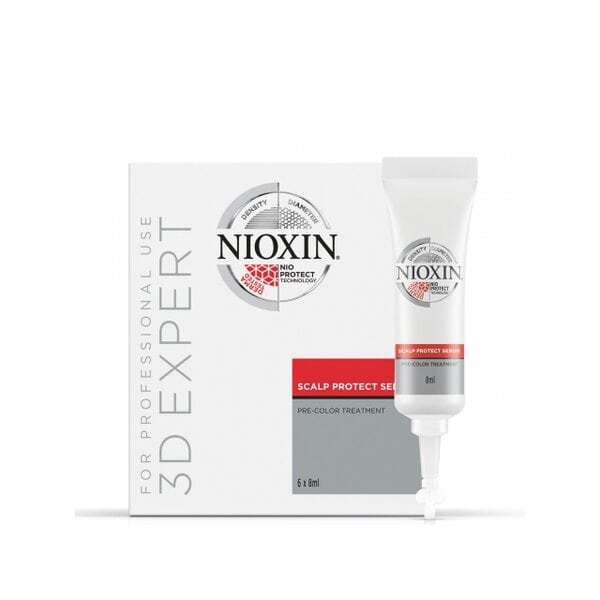 Сыворотка для защиты кожи головы перед окрашиванием Nioxin 3D Expert, 6х8 мл