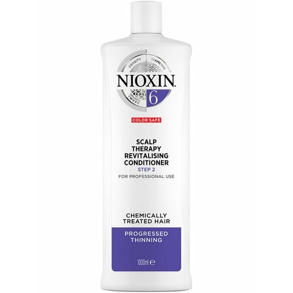 Купить Увлажняющий кондиционер Система 6 Nioxin для химически обработанных истонченных волос, 1000 мл фото 