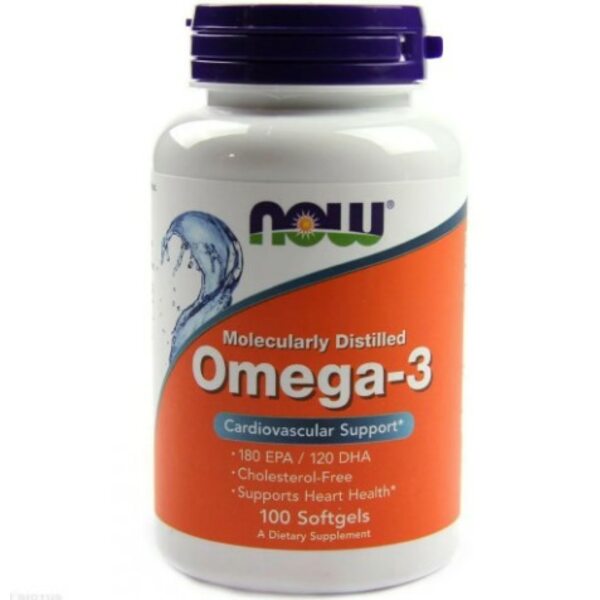 Купить Now Foods OMEGA-3 1000 мг 100 капсул фото 