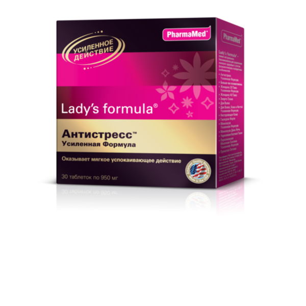 Леди-с формула антистресс усиленная формула Lady's Formula, 30 капсул