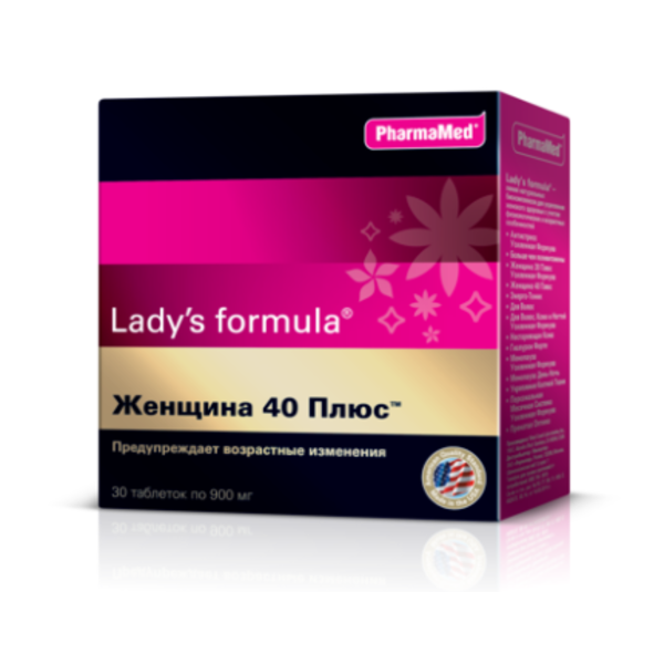 Купить Леди-с формула женщина 40 плюс Lady's Formula, 30 капсул фото 