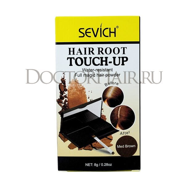 Купить Sevich Пудра маскирующая для волос и бровей (коричневый), 8 гр фото 16