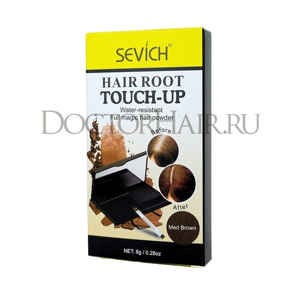 Купить Sevich Пудра маскирующая для волос и бровей (коричневый), 8 гр фото 15