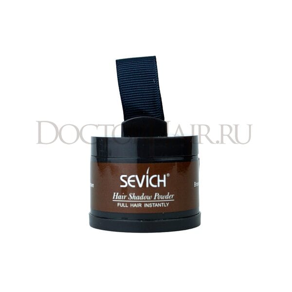 Купить Sevich Пудра маскирующая для волос и бровей (коричневый), 4 гр фото 12