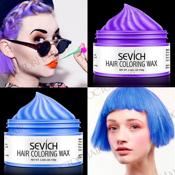 Купить Воск - временная краска для волос Sevich (фиолетовый), 120 гр фото 3