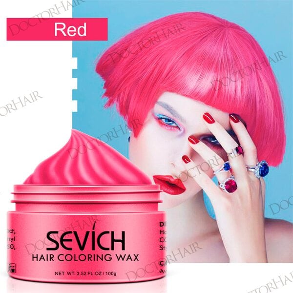 Купить Воск - временная краска для волос Sevich (красный), 120 гр фото 3