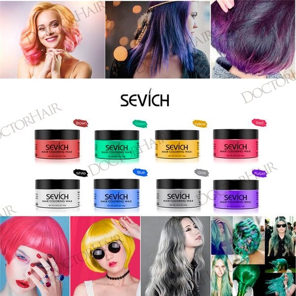 Купить Sevich Воск - временная краска для волос (серый), 120 гр фото 6