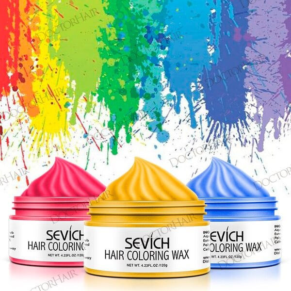 Купить Воск - временная краска для волос Sevich (желтый), 120 гр фото 9