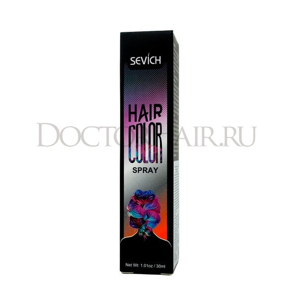 Купить Sevich Цветной спрей для временного окрашивания волос (серый), 30мл фото 14