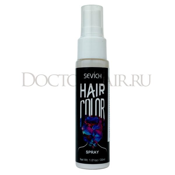 Купить Sevich Цветной спрей для временного окрашивания волос (белый), 30мл фото 10