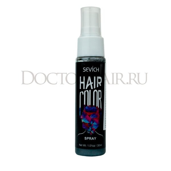 Купить Sevich Цветной спрей для временного окрашивания волос (серый), 30мл фото 10