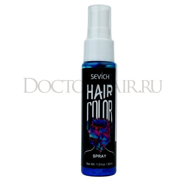 Купить Sevich Цветной спрей для временного окрашивания волос (синий), 30мл фото 10
