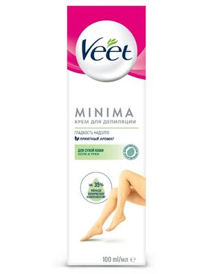 Купить Veet Minima Крем для депиляции сухой кожи, 100 мл фото 1