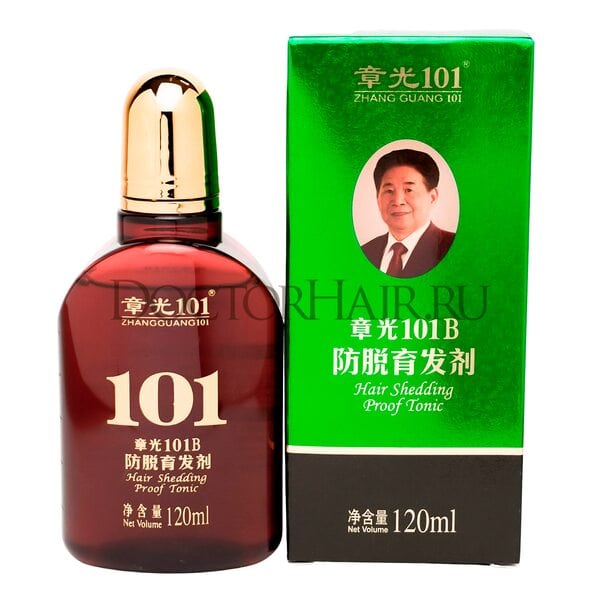 Zhangguang 101 B Hair Shedding Proof Tonic Лосьон для волос, лосьон-тоник Чжангуан Фабао 101 B hair tonic, 120 мл