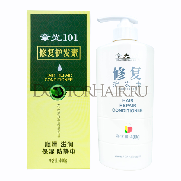 Купить Zhangguang 101 Кондиционер с витамином B, гидролизированным коллагеном и алоэ, 400 гр фото 