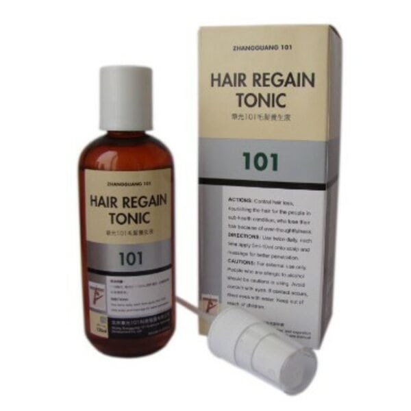 Лосьон Zhangguang 101 Hair Regain Tonic (export-packing) для волос, лосьон Чжангуан Фабао 101 Hair Regain Tonic для активации и возобновления роста волос, средство от себорейного выпадения волос, 120 мл