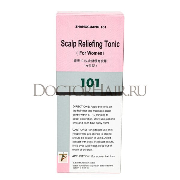 Купить Лосьон Zhangguang 101 Scalp Reliefing Tonic (for women) (export-packing) для волос, 120 мл фото 1