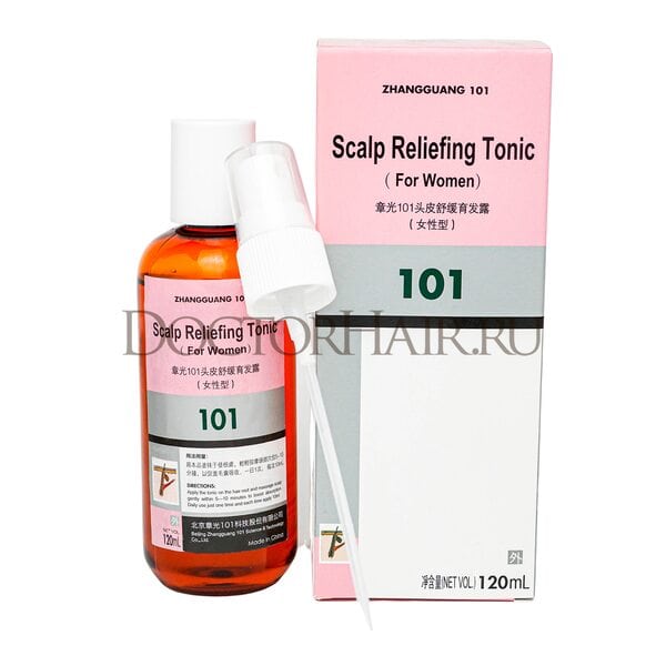 Купить Лосьон Zhangguang 101 Scalp Reliefing Tonic (for women) (export-packing) для волос, 120 мл фото 