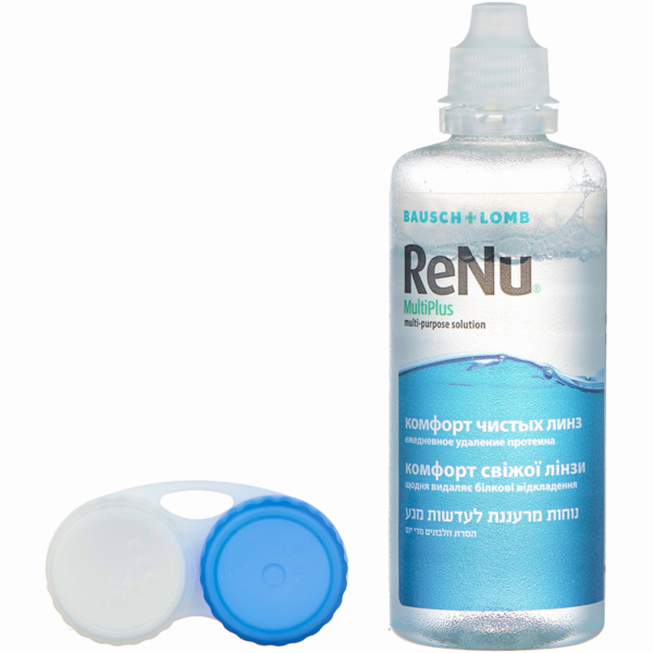 Купить Bausch + Lomb ReNu MultiPlus универсальный раствор для контактных линз стерильный, 120мл фото 1