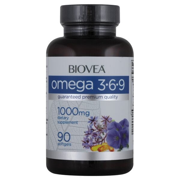 Купить Biovea Omega 3-6-9 1000 мг 90 капсул фото 