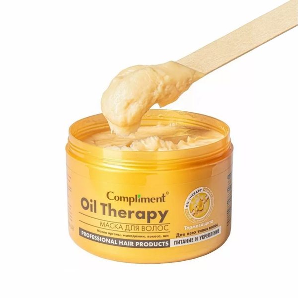 Купить Compliment Oil Therapy - маска для всех типов волос, питание и укрепление, 500 мл фото 3
