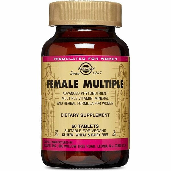 Купить Solgar Female Multiple витаминно-минеральный комплекс для женщин, 60 таблеток фото 