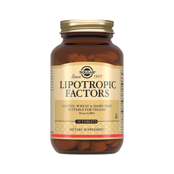 Купить Solgar Lipotropic Factors липотропный фактор, дополнительный источник холина, инозита и метионина, 50 таблеток фото 