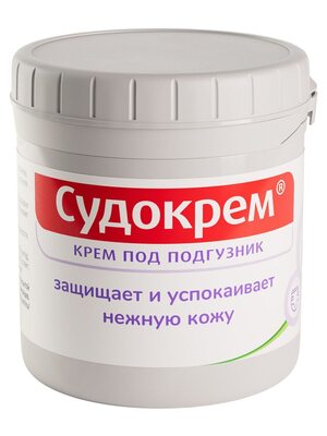Судокрем детский крем под подгузник, защищает и успокаивает нежную кожу, 0+, 60г