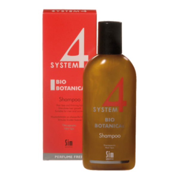 Шампунь Био Ботанический Система 4 от / против выпадения волос, для роста волос, Sim Sensitive System 4 Bio Botanical Shampoo, 215 мл