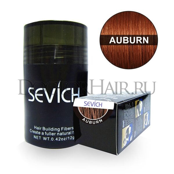 Купить Пудра загуститель для волос Sevich (рыжий) (Старая упаковка) фото 