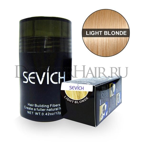Купить Пудра загуститель для волос Sevich (светлый блонд) (Старая упаковка) фото 